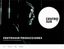 Tablet Screenshot of centrosurproducciones.com